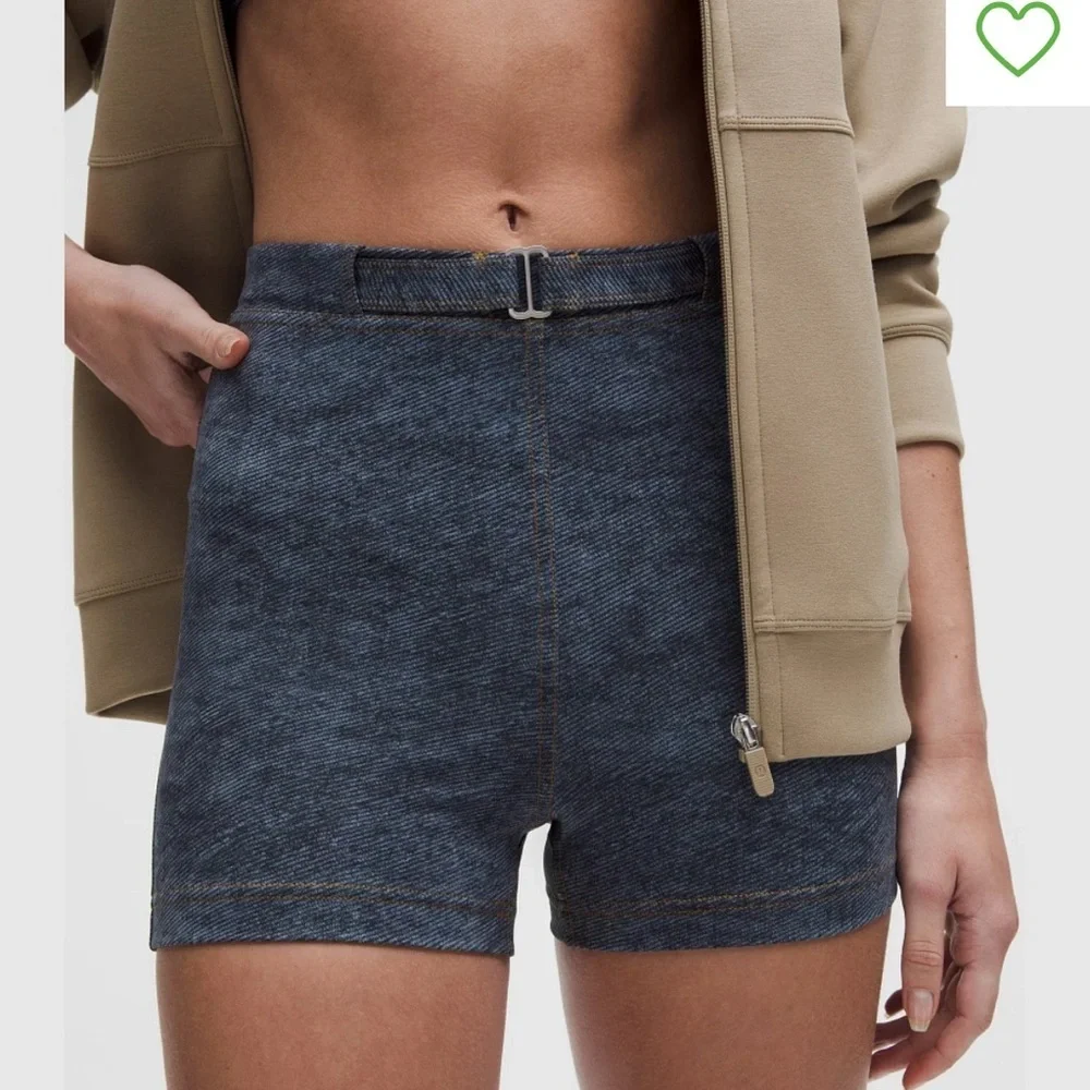 Lululemon Everlux Denim-Print Short 3